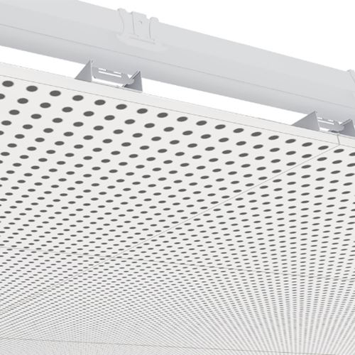 Dalle de plafond acoustique Ecomin Orbit - bord droit SK - blanc - 1200x600  mm - ép. 13 mm - KNAUF CEILING SOLUTIONS